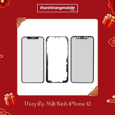 Thay ép mặt kính iPhone 12