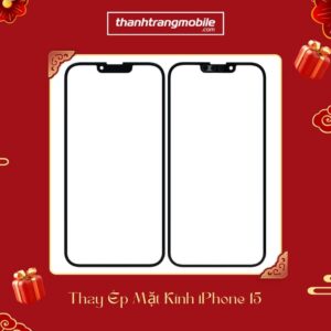 Thay ép mặt kính iPhone 15
