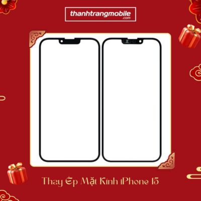 Thay ép mặt kính iPhone 15