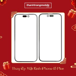 Thay ép mặt kính iPhone 15 Plus