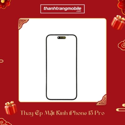 Thay ép mặt kính iPhone 15 Pro