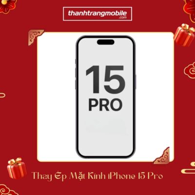 Thay ép mặt kính iPhone 15 Pro