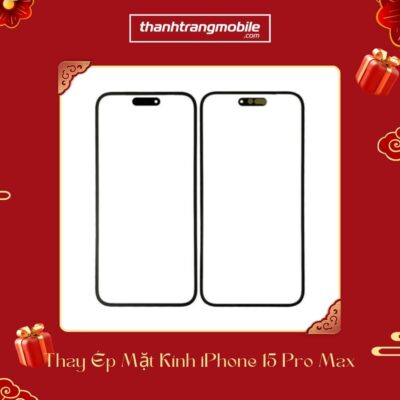 Thay ép mặt kính iPhone 15 Pro Max