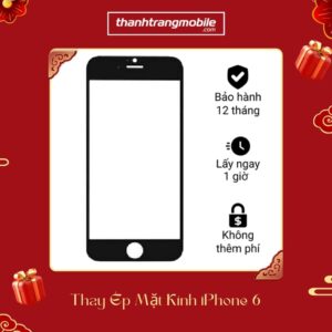 Thay ép mặt Kính iPhone 6