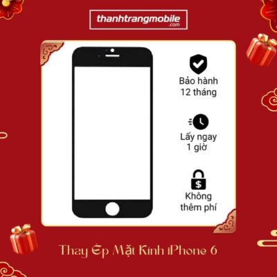 Thay ép mặt Kính iPhone 6