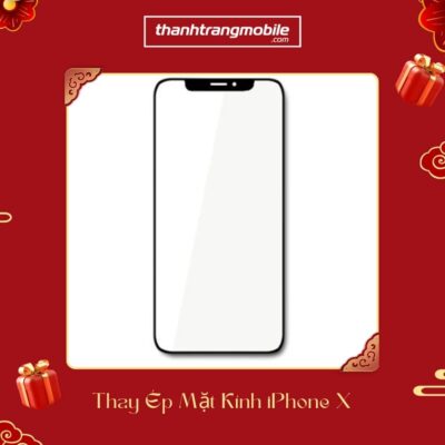 Thay ép mặt kính iPhone X
