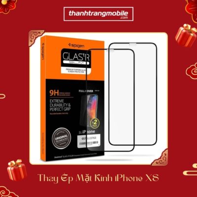 Thay ép mặt kính iPhone XS