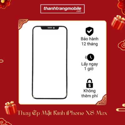Thay ép mặt kính iPhone Xs Max