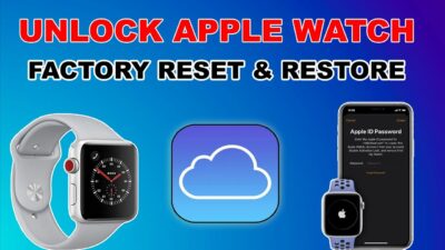 Mở khóa / Xoá iCloud Apple Watch Seri 1/2/3/4/5